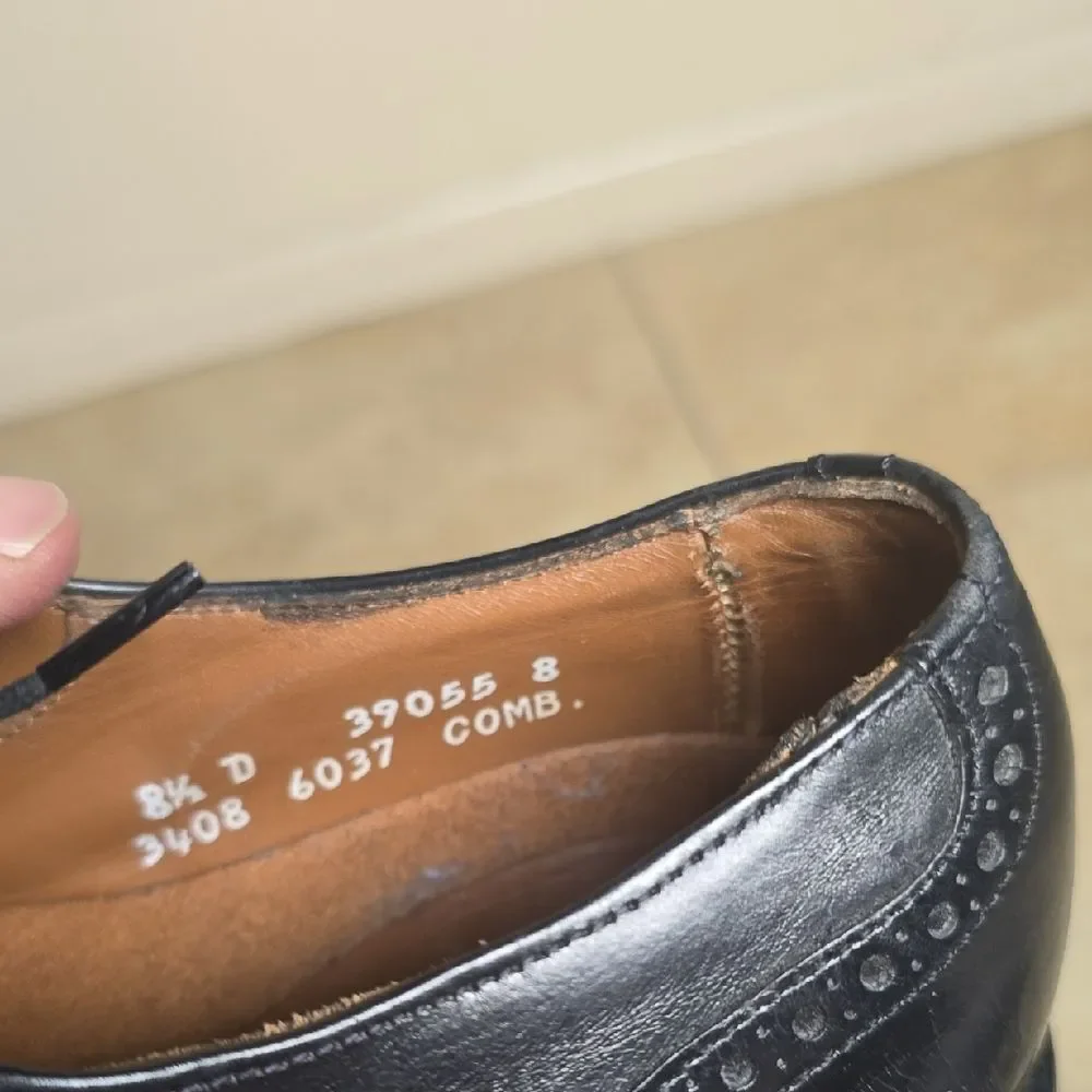 Allen Edmonds Classic Black Brogue Oxfords